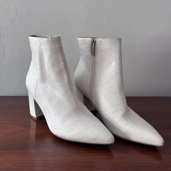 Steve Madden Shoes Steve Madden Nadalie Light Bone Crocodile